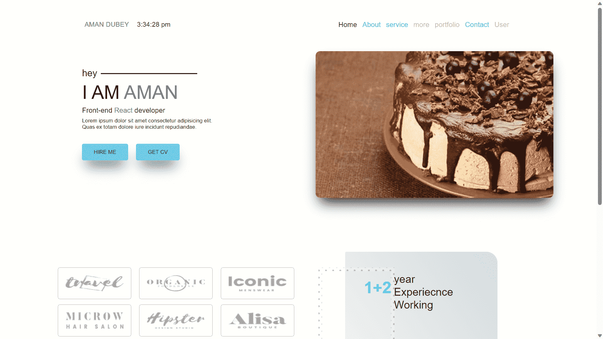 Showcase of Personal Portfolio (v2)